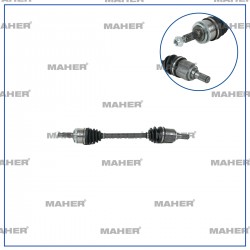 AKS KOMPLE ÖN I-10 08-13 / SOL 1.1 12V ABSLİ 48 DİŞ M-T 624mm