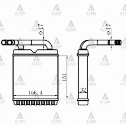 RADYATÖR KALORİFER L-300 90-08 BRAZING