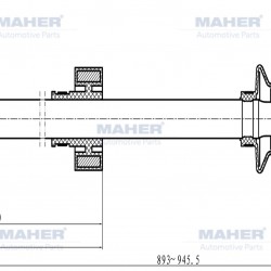AKS KOMPLE ÖN CIVIC 01-06 / SOL M-T 1.6 ABSLİ 50 DİŞ 893mm