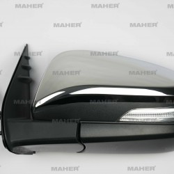 AYNA DIŞ DİKİZ HILUX 15= REVO ELEKTRİKLİ SİNYALLİ OTOMATİK KATLANIR KROM 7 FİŞLİ SOL