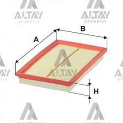 HAVA FILTRESI PRIMERA 96-02 2.0 / 02-07 1.6-2.0 / VANETTE / MAXIMA 2.0 / X-TRAIL / ALMERA 00-06 33mm
