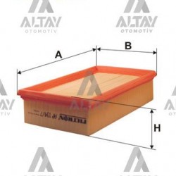 HAVA FİLTRESİ MICRA 05= DİZEL / JUKE 10= 1.5 DCI / NOTE 05-12 CLİO III / MODUS 1.5 DCI