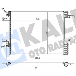 RADYATÖR KLİMA 308 II 14= 1.6HDI BRAZING RADYATÖR KLİMA 308 II 14= 1.6HDI BRAZING