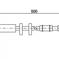HORTUM FREN ON 500mm FIAT DUCATO 2.0-2.3-2.8 JTD
