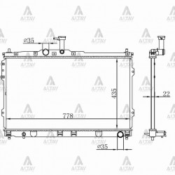 RADYATÖR SU H-1 08-11 M-T BRAZING