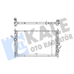 RADYATÖR SU  508 / 3008 / 5008 / GRANLANDX / ASTRA L 21= 1.2-1.5.16-2.0