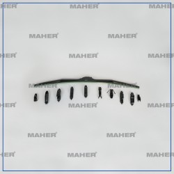 SİLECEK SÜPÜRGESİ TEK TİP ÜNİVERSAL 11 APARATLI 28 HYBRID (700mm)