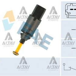 MÜŞÜR FREN PEDAL PARTNER / 206 / 307 / BERLİNGO 99=1.9D 1.6 HDI-1.4İ (TU1JP) SİYAH-2.FİŞ MÜŞÜR FREN PEDAL PARTNER / 206 / 307 / BERLİNGO 99=1.9D 1.6 HDI-1.4İ (TU1JP) SİYAH-2.FİŞ