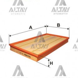 HAVA FİLTRESİ 639 VITO / VIANO 04-13 OM 646-651 HAVA FİLTRESİ 639 VITO / VIANO 04-13 OM 646-651