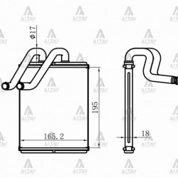 RADYATÖR KALORİFER SORENTO 03-06 BRAZING
