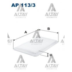 HAVA FİLTRESİ MAZDA 3 03-07 / MAZDA 2 07= HAVA FİLTRESİ MAZDA 3 03-07 / MAZDA 2 07=