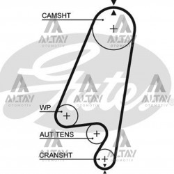 TRİGER KAYIŞI (146 DİŞ) VECTRA A C18SV-C20NE TRİGER KAYIŞI (146 DİŞ) VECTRA A C18SV-C20NE