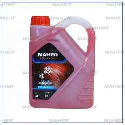 ANTİFRİZ KIRMIZI SERİ ORGANİK -40° 3 LİTRE