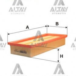 HAVA FİLTRESİ PANDA II / LANCİA YPSİLON 03= 1.2-0.9 HAVA FİLTRESİ PANDA II / LANCİA YPSİLON 03= 1.2-0.9