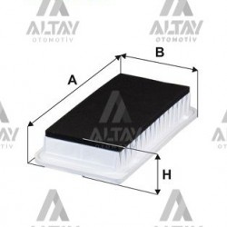 HAVA FİLTRESİ COROLLA 02-06 / AVENSIS 03= BENZ. / COROLLA VERSO 02-09 1.6 HAVA FİLTRESİ COROLLA 02-06 / AVENSIS 03= BENZ. / COROLLA VERSO 02-09 1.6