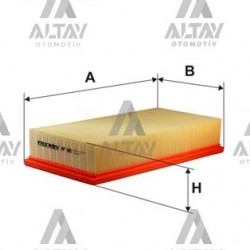 HAVA FİLTRESİ FORD TRANSIT M15 2.5 D 93=