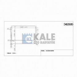 RADYATÖR KLİMA MATRIX 06-11 DİZEL