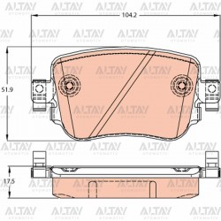 FREN BALATA CADDY IV 15= / LEON 18= / A1 / OCTAVIA 18= ARKA FREN BALATA CADDY IV 15= / LEON 18= / A1 / OCTAVIA 18= ARKA