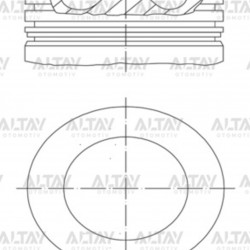 PİSTON SEGMANLI CAPTIVA / ANTARA 2.0 CDTI Z20DM 83mm 050
