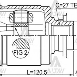 AKS KAFASI İÇ ACCORD 03-08 SAĞ 32X40X27