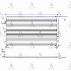 RADYATÖR KLİMA RIO 06-11 BENZİNLİ BRAZING
