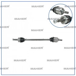 AKS KOMPLE ÖN PRIMERA  96-02 / SAĞ 1.6 BENZİNLİ M-T ABSLİ 44 DİŞ 917mm