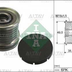KASNAK ŞARJ DİNAMO 207 / 308 / 3008 / 5008 / C4 / C5 / 1.4-1.6- 16V 150AH KASNAK ŞARJ DİNAMO 207 / 308 / 3008 / 5008 / C4 / C5 / 1.4-1.6- 16V 150AH