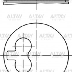 PİSTON SEGMANLI PARTNER 1.9D DW8 STD 82.2mm