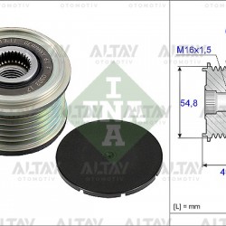 ALTERNATÖR KASNAĞI KANALLI CLIO / MEGANE / LOGAN / QASHQAI / MICRA / NOTE 1.5DCI-1.6