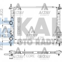 RADYATÖR SU BRAVA 95-02 / BRAVO 95-04 / MAREA 96-07 1.6 16V KLİMALI MEKANİK RADYATÖR SU BRAVA 95-02 / BRAVO 95-04 / MAREA 96-07 1.6 16V KLİMALI MEKANİK