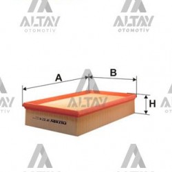 HAVA FİLTRESİ TRANSPORTER T5 / T6 04= 1.9 TDI-2.5 TDI-2.0 TDI AXB-AXD-CAAB