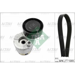 VANTİLATÖR GERGİ SETİ MEGANE / CLIO / KANGOO / FLUENCE / CAPTUR / KADJAR / QASHQAI / MERCEDES C180 / 08= / 6PK1203 KAYIŞLI VANTİLATÖR GERGİ SETİ MEGANE / CLIO / KANGOO / FLUENCE / CAPTUR / KADJAR / QASHQAI / MERCEDES C180 / 08= / 6PK1203 KAYIŞLI