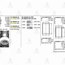 PİSTON SEGMANLI CANTER 449 STD