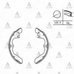 FREN BALATA CERES 2.4 PABUÇ ÖN