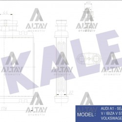 RADYATÖR KALORİFER POLO / FABIA / IBIZA / CORDOBA 01= BRAZING
