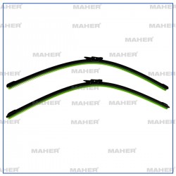 SİLECEK SÜPÜRGESİ TAKIM LEON 05-12 (1P1) 15mm ÇAPRAZ 26+26 A099S (650mm+650mm)