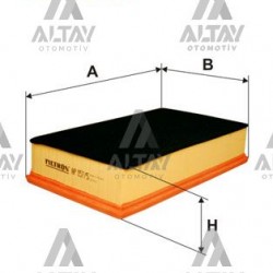 HAVA FİLTRESİ TRANSPORTER T5 / T6 04= 1.9 TDI-2.5 TDI-2.0 TDI AXB-AXD-CAAB SÜNGERLİ