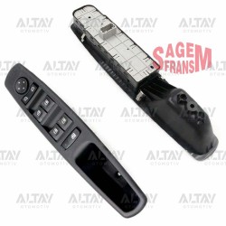 DÜĞME CAM AÇMA FLUENCE / LAGUNA III / SCENIC III (DÖRTLÜ) AYNA AYAR DÜĞMELİ ÇERÇEVELİ 13 PİN SOL DÜĞME CAM AÇMA FLUENCE / LAGUNA III / SCENIC III (DÖRTLÜ) AYNA AYAR DÜĞMELİ ÇERÇEVELİ 13 PİN SOL