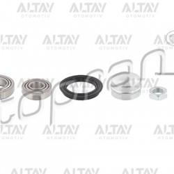 ARKA TEKER RULMAN SETI ( KEÇE + KOPILYA + KAPAK + SOMUN ) AUDI 80 / 90 / 100 / OPEL- CORSA B / COMBO B / ASTRA F / VECTRA A / 1.9 TDI SEAT IBIZA / CORDOBA / TOLEDO