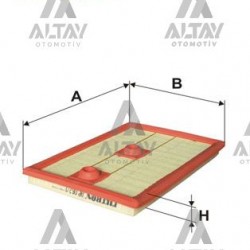 HAVA FİLTRESİ POLO / GOLF7 / PASSAT / A3 / LEON / TIGUAN 13= CJZA-CJZB-CYVA-CYVB-CPVA 1.2 TSI-1.4 TSI (DELİKLİ)