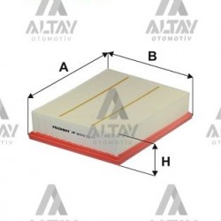 HAVA FİLTRESİ A1 / TOLEDO / RAPID 15= 1.8 TFSI-1.6 TDI CXMA-CWZA HAVA FİLTRESİ A1 / TOLEDO / RAPID 15= 1.8 TFSI-1.6 TDI CXMA-CWZA