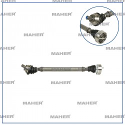 AKS KOMPLE ÖN GOLF5 / JETTA / A3 04-09 SAĞ BAG-BLF-BLP 1.6 FSİ M-T 784mm