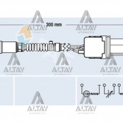 SENSÖR OKSİJEN 207 / 208 / 308 / 3008 / 5008 / PARTNER / C4 07= 1.4İ-1.6İ 16V  EP3 / EP6