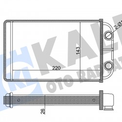 RADYATÖR KALORİFER HILUX 98-05