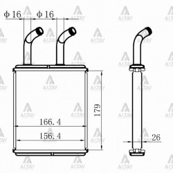 RADYATÖR KALORİFER PREGIO 97-05 BRAZING