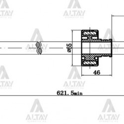 AKS KOMPLE ÖN CIVIC  96-00 / SAĞ ABSLİ KISA