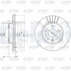 FREN DISKI TRANSPORTER T4  96-03 2.5 TDI ON HAVALI 280-5 (SET)
