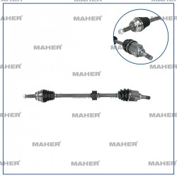 AKS KOMPLE ÖN VERSO 04-09 / SAĞ 1.6 ABSLİ 48 DİŞ A-T / M-T 924mm