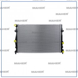 RADYATÖR SU A1 / ARONA / IBIZA / POLO / SCALA / KAMIQ 18= CHZL-DKLA-DLAC-DGTC-CGTD-CHZD 1.0 TSI BRAZING