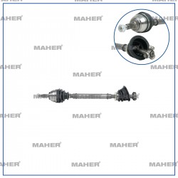AKS KOMPLE ÖN LAGUNA I  93-01 / SOL 2.0 16V N7Q A-T / M-T 706mm